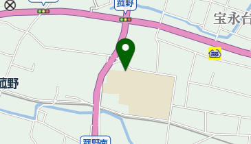 菰野城址の地図画像