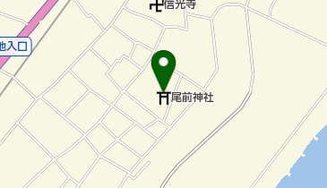 尾前神社の地図画像