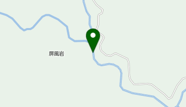 小岐須の屏風岩の地図画像