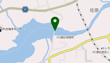 三瀬谷ダム湖(奥伊勢湖)の地図画像