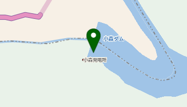 小森ダムの地図画像