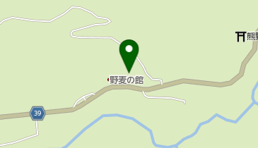 野麦峠の紅葉の地図画像