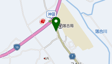 落合宿の地図画像