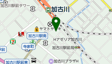 補聴器センターめいりょう 加古川駅前店の地図画像