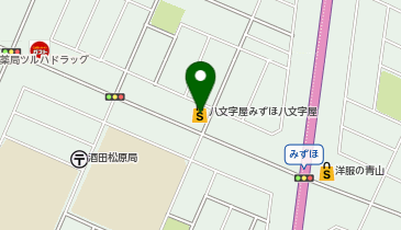 みずほ八文字屋の地図画像