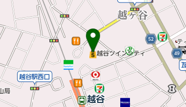 カラダファクトリー 越谷店の地図画像