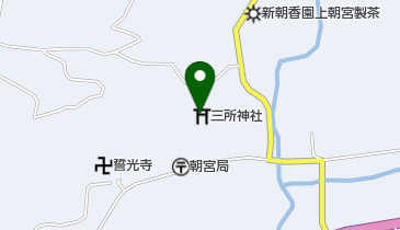 三所神社の地図画像