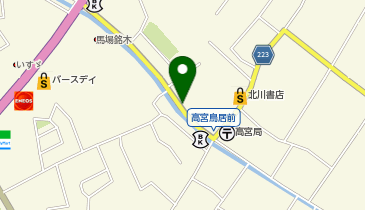 旧高宮宿の地図画像