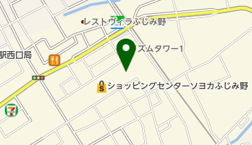 ポニークリーニング トナリエふじみ野店の地図画像