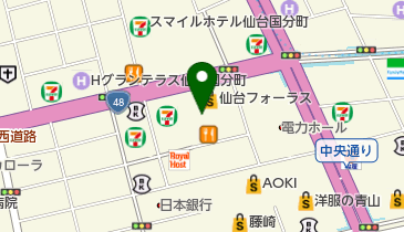 ARMANI EXCHANGE(アルマーニ エクスチェンジ) 仙台店の地図画像