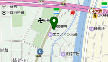 五條會館の地図画像