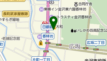 香林坊大和 時計サロンの地図画像