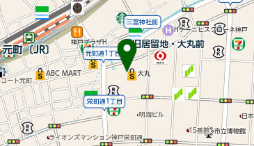 大丸神戸店 時計サロンの地図画像