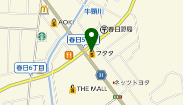 FUTATA(フタタ) 春日店の地図画像