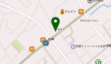 てんぐ大ホール 天狗 市原五井店の地図画像