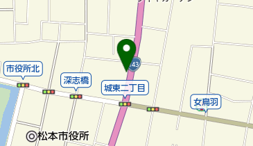 まるしん 松本店の地図画像