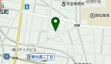 路地の京 四合院の地図画像