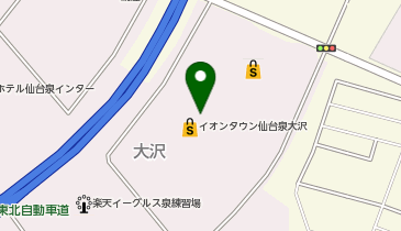 ザ・ビッグ 泉大沢店の地図画像