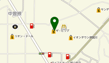 ザ・ビッグ 須賀川店の地図画像