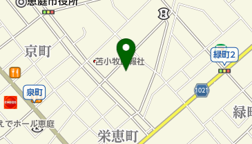 ジェイアール生鮮市場 恵庭店の地図画像