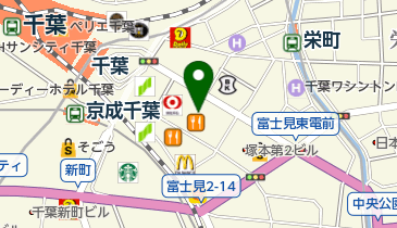 イエローサブマリン 千葉ゲームショップの地図画像