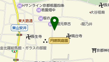 高台寺 月眞院の地図画像