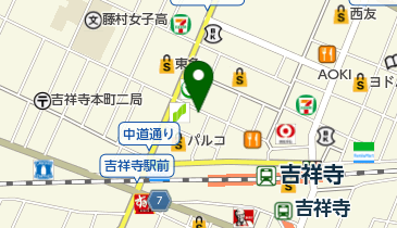 吉祥寺菊屋 本店の地図画像