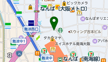 洋麺屋五右衛門 NAMBA(ナンバ)なんなん店の地図画像