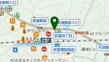 洋麺屋五右衛門 荻窪店の地図画像