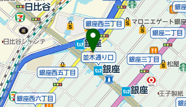 洋麺屋五右衛門 数寄屋橋店の地図画像