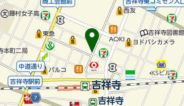 洋麺屋五右衛門 吉祥寺サンロード店の地図画像