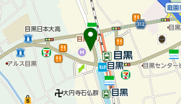 洋麺屋五右衛門 目黒駅前店の地図画像