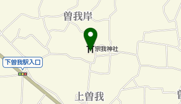 宗我神社の地図画像