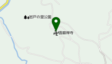 雲巌寺の地図画像