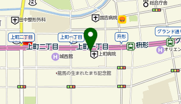 坂本龍馬誕生地の地図画像