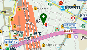 LUSH(ラッシュ) 新宿駅前店の地図画像