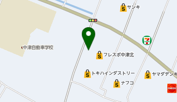 FUTATA(フタタ) 中津店の地図画像