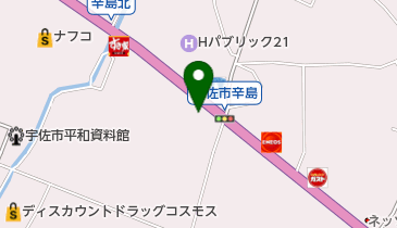 FUTATA(フタタ) 宇佐店の地図画像