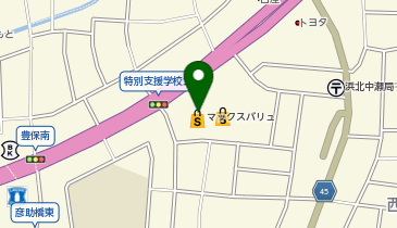 マックスバリュ 浜北中瀬店の地図画像