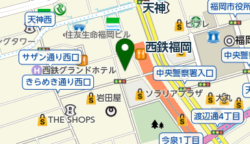 MARKS & WEB(マークス アンド ウェブ) 天神ヴィオロショップの地図画像