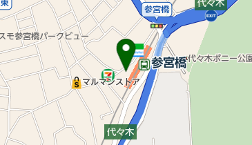 BOULANGERIE LA SAISON(ブーランジュリー ラ セゾン) 参宮橋本店の地図画像
