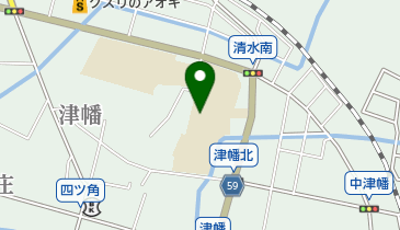 津幡小学校の地図画像