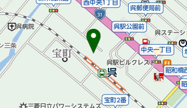 ヒマラヤスポーツ&ゴルフ 呉駅前店の地図画像