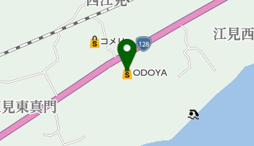 ODOYA(オドヤ) 江見店の地図画像