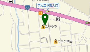 たいらや 石井店の地図画像