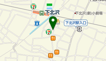 野田岩 下北沢店の地図画像