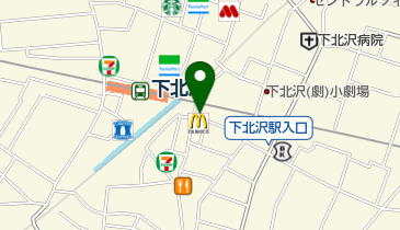 駅前劇場の地図画像