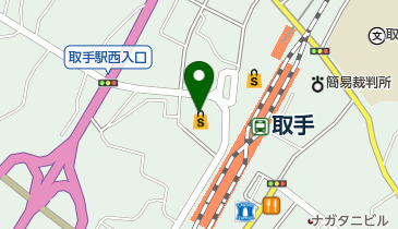 リボンとりでの地図画像