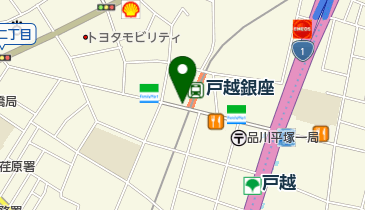 亀屋万年堂 戸越銀座店の地図画像