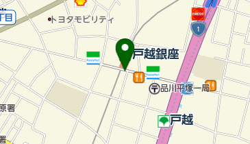 おかしのまちおか 戸越銀座店の地図画像